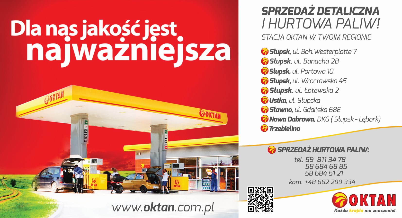 Stacje Paliw OKTAN - stacje benzynowe SŁUPSK stacje benzynowe SŁUPSK